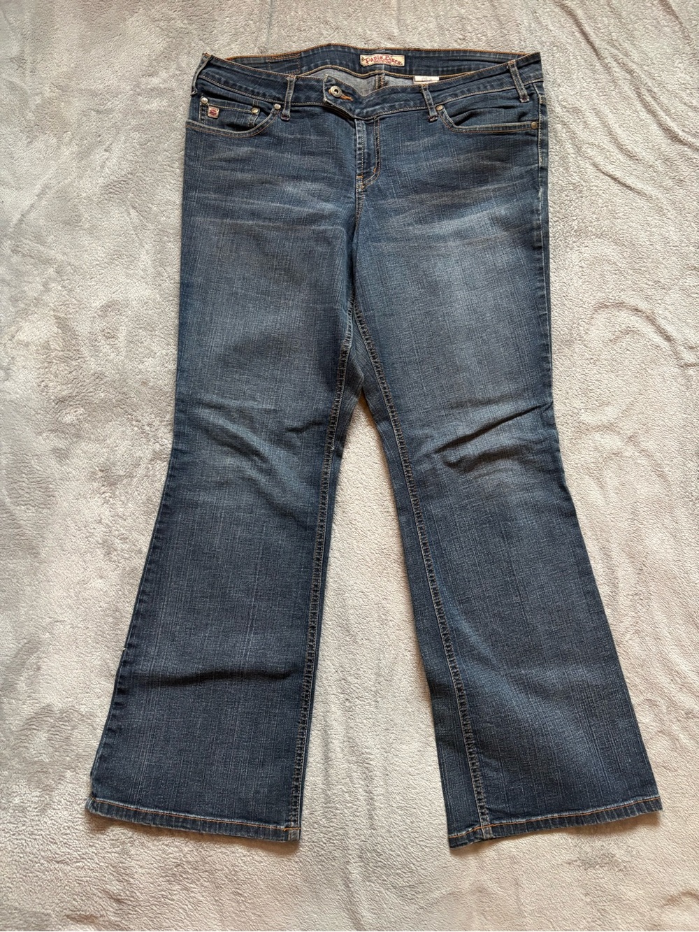 Paris Blues Soulmate Jeans Womens Adult Size 16  Blue Denim Vintage Bootcut